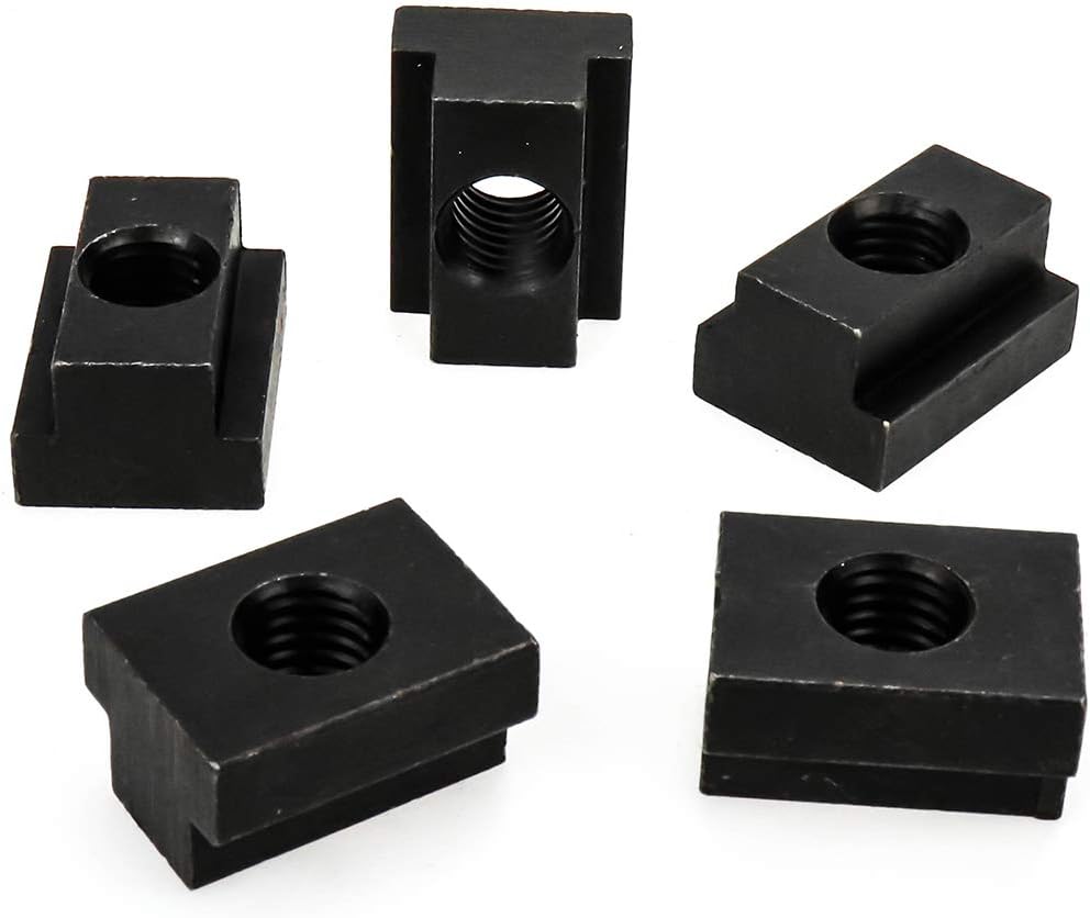 M12 T-Slot Nut,Black Oxide Finish,Grade 8.8,0.47" Threads