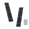 2PCS Black 6-Inch Heavy Duty Stainless Steel Piano Hinge