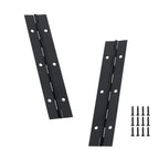 2PCS Black 6-Inch Heavy Duty Stainless Steel Piano Hinge