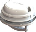 MAXXAIR Maxxfan Dome Plus 12V RV Vent Fan with LED Light, White