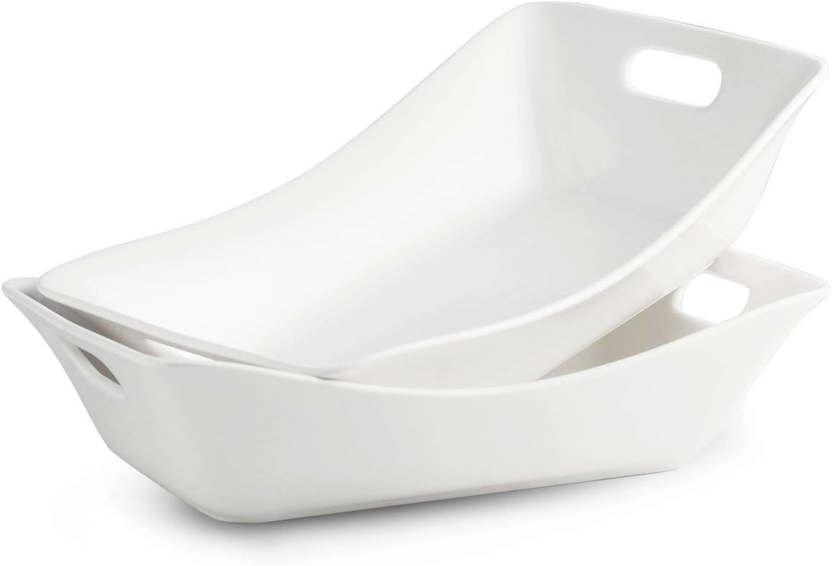 Large Serving Bowls with Handles, Serving Dishes For Entertaining