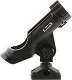 Scotty #230 Powerlock Rod Holder with #241 Side/Deck Mount, Adjustable Boat Fishing Rod Holder, Universal Cradle Design, Side or Deck Mount Installation, Marine-Grade Construction