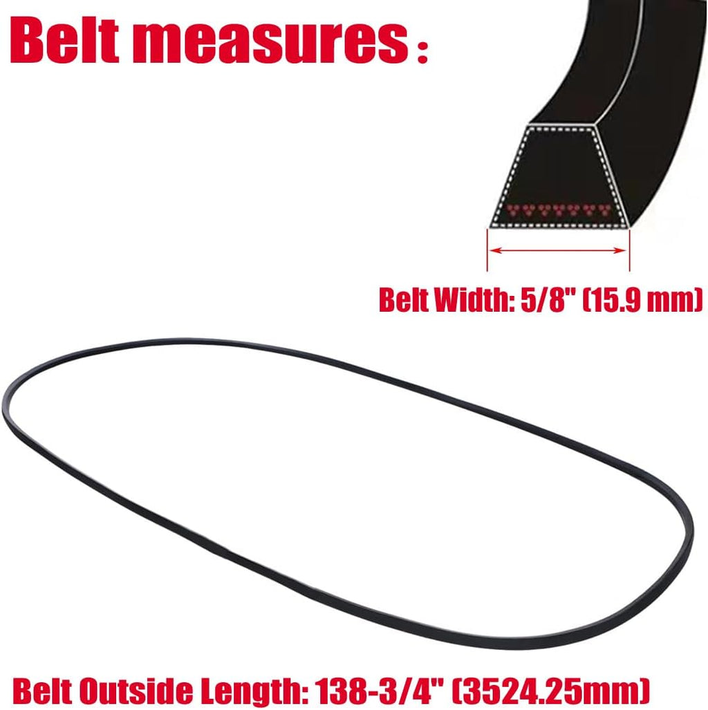 532197242 197242 Mower Deck Belt for Husqarna Craftsman 48inch Deck