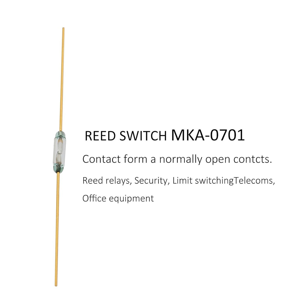 Reed Switch MKA-07101 1.8 * 7mm Reed Normally Open Magnetic Induction Switch 10PCS 10685