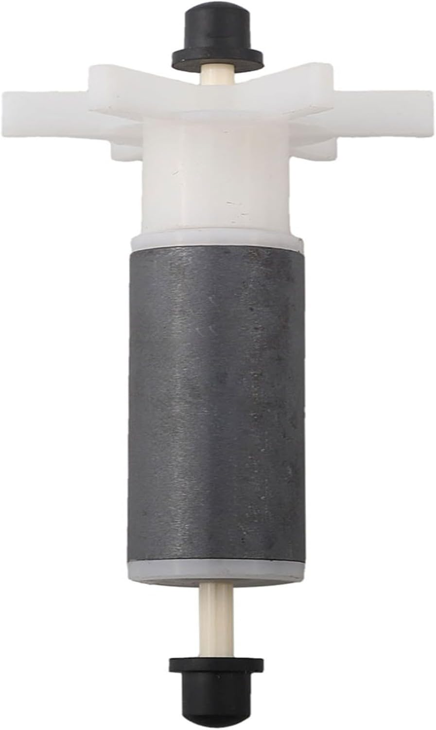 Submersible Water Pump Impeller Shaft with Plastic Housing & Porcelain Shaft for Intex Pure-Spa, Replacement Rotor for Efficient Circulation, Fits Spa & Pool Systems, Sizes A B C D E, Black & White(C)