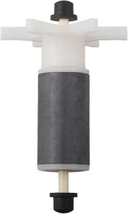 Submersible Water Pump Impeller Shaft with Plastic Housing & Porcelain Shaft for Intex Pure-Spa, Replacement Rotor for Efficient Circulation, Fits Spa & Pool Systems, Sizes A B C D E, Black & White(C)