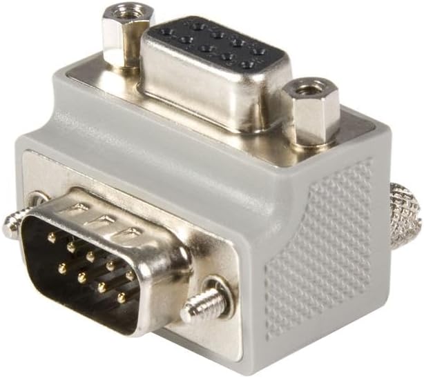 StarTech Right Angle DB9 to DB9 Adapter, Male to Female Type 2 (GC99MFRA2)