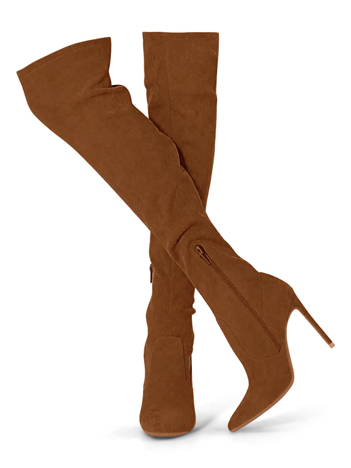 Womens Over The Knee Boots Stiletto Heel Pointed Toe Thigh High Boot