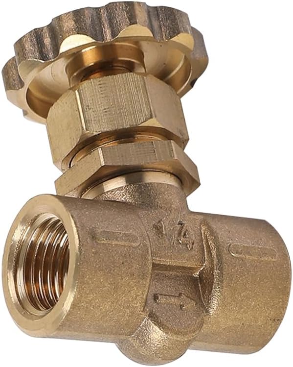 2Pcs Control Needle Valve 1/4" NPT Male x 1/4" NPT Male Connection