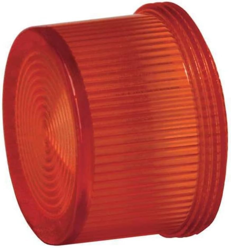 SIEMENS Pilot Light Lens, 30mm, Red, Plastic, PK5 52RA4S2-1 Each
