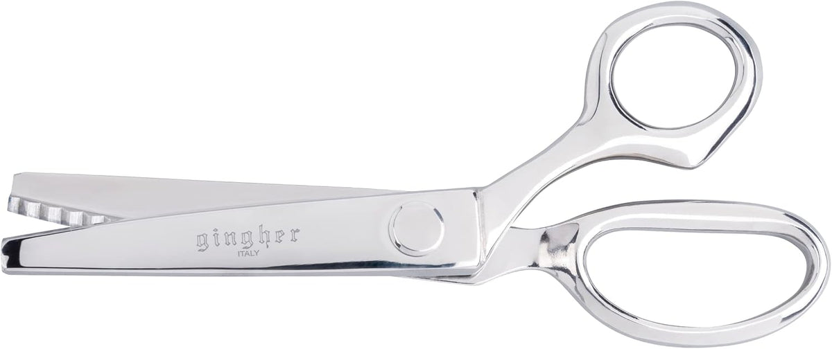 7.5" Pinking Shears for Fabric Cutting, Zig Zag Scissor Blades | Precise Cutting Craft Scissors, Hand-Finished Forged