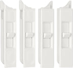 Jetec Window Latch Replacement Plastic Latch Pairs, 4 Pieces