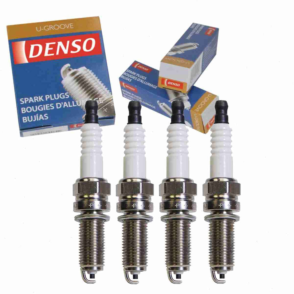 4 pc DENSO Standard U-Groove Spark Plugs for Hyundai Elantra 2015-17