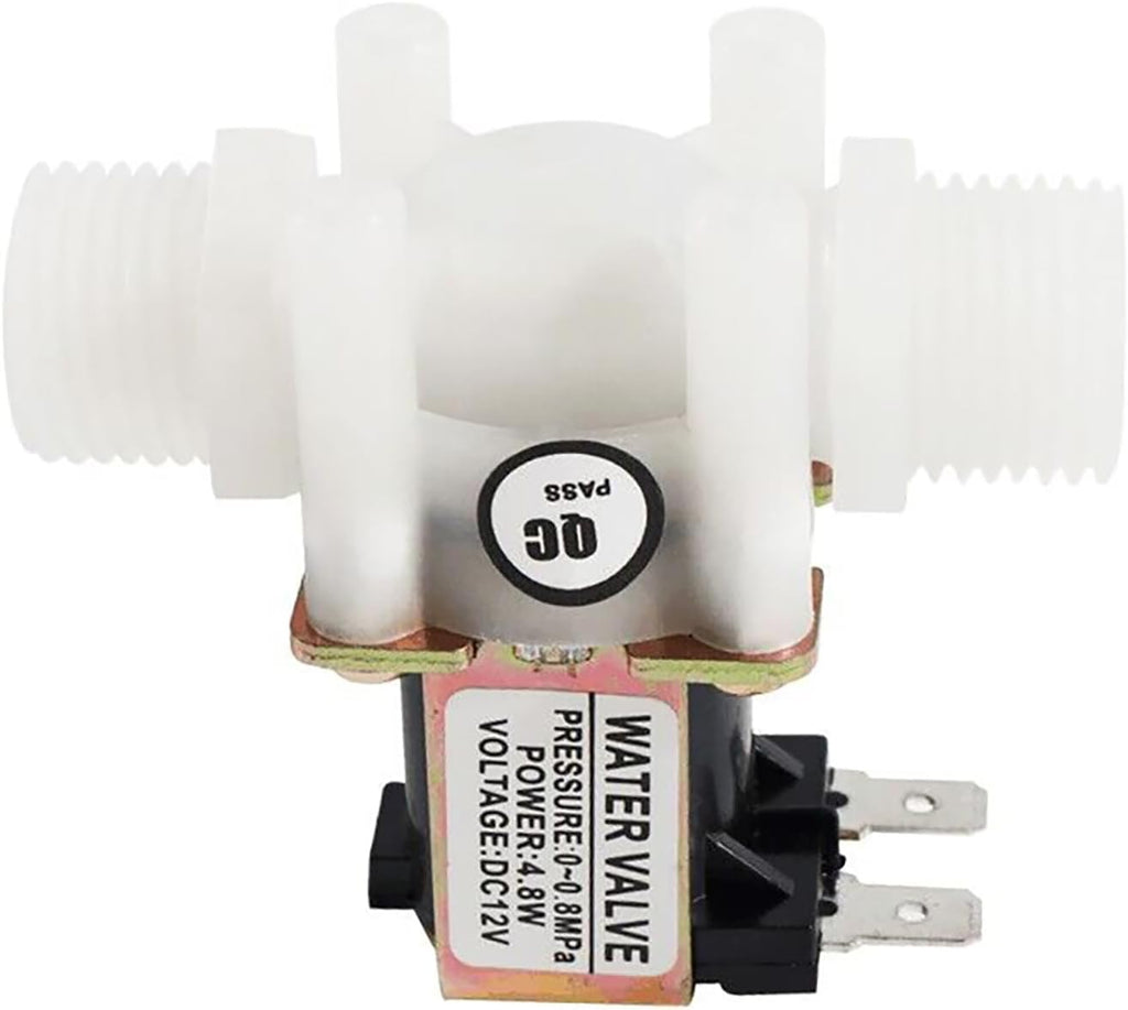 1/2" DC 12V Solenoid Valve N/C Normally Closed Water Inlet Flow Switch