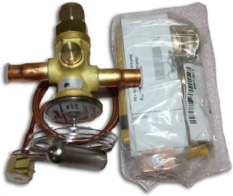 Danfoss 067L5957 TR 6 Thermostatic Expansion Valve (TXV) Kit - 3/8 inch ODF | Compatible with R410A | For 3 to 5 ton Higher Capacity Traditional HVAC Systems - A/C, Heat Pump, Bi-Flow, Chiller