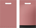 100 Poly Mailers with Handle for Shipping Clothing, Merchandise, Self-Sealing Tear Resistant Plastic Packaging