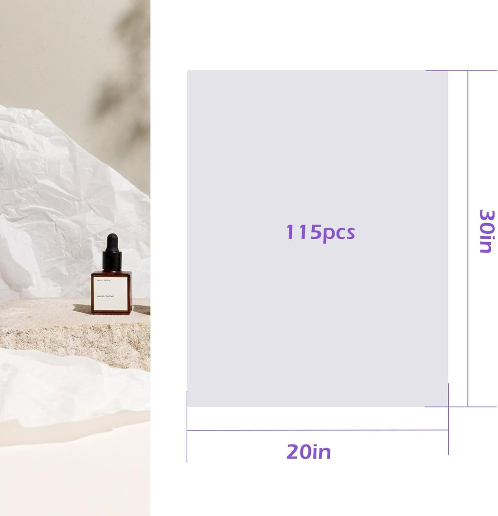 115 Sheets 20x30 White Tissue Paper for Gift Bags