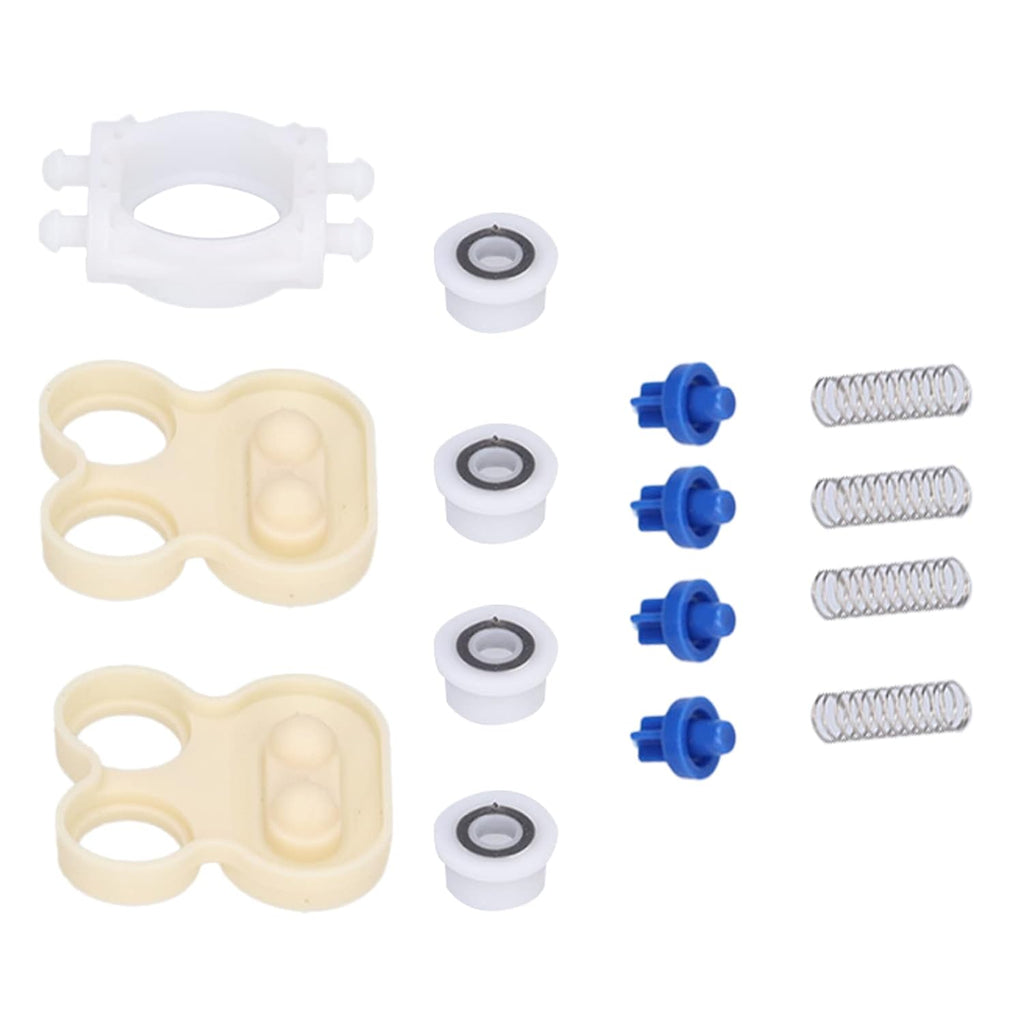 Diaphragm Pump Repair Kit | 16 - Piece Replacement Parts for Agricultural Sprayer Units | ABS + PP + Iron Valve Seats/Diaphragms/Spools | Fits Micro Diaphragm Pumps