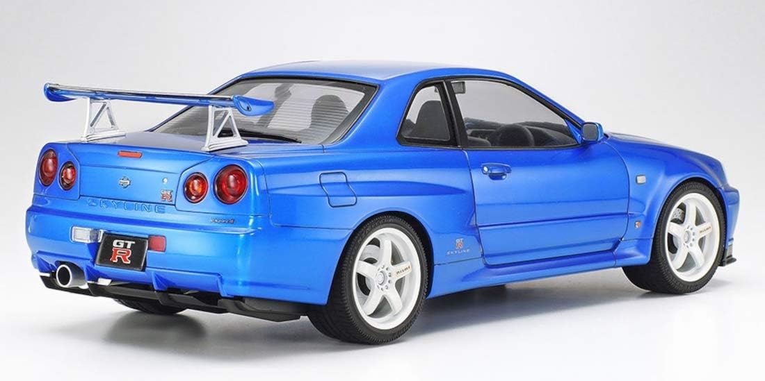 Nissan Skyline GT-R R34 V-Spec II 1/24 Scale Model Kit 24258