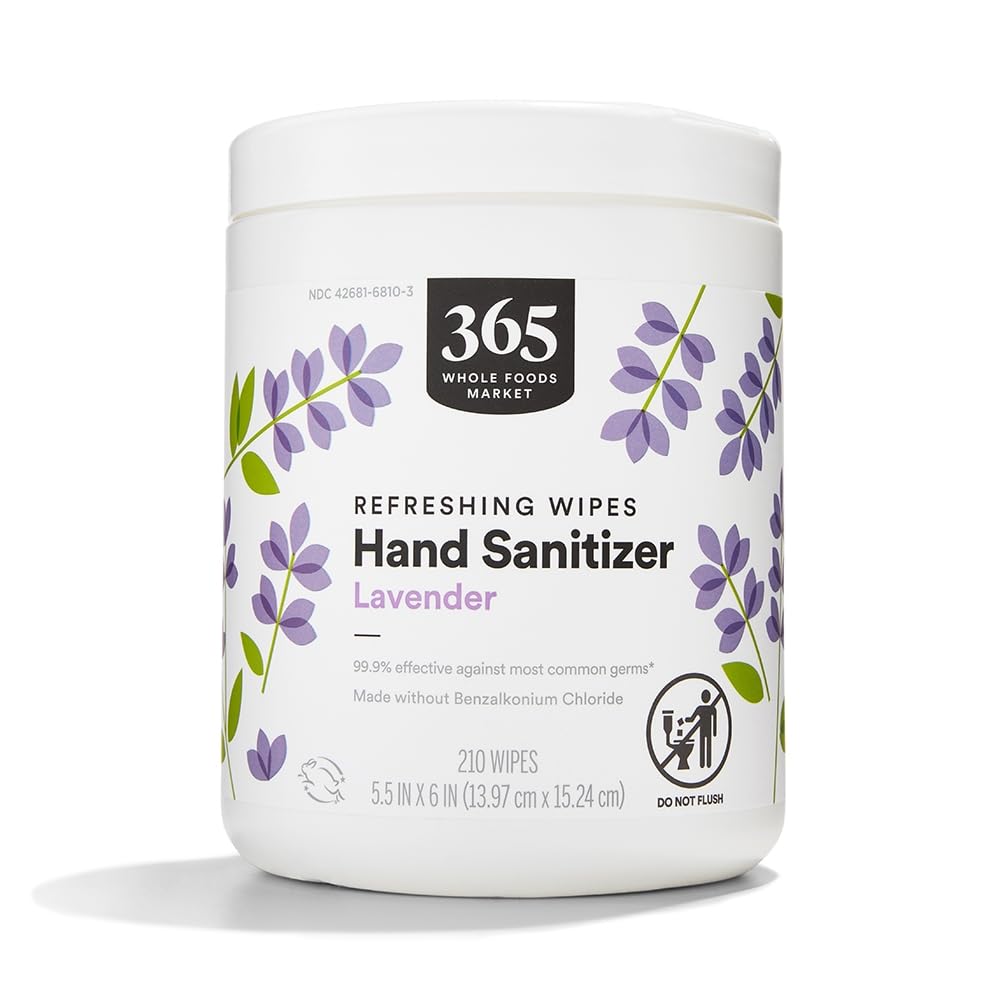 Lavender Hand Sanitizer Wipes, 210 ct