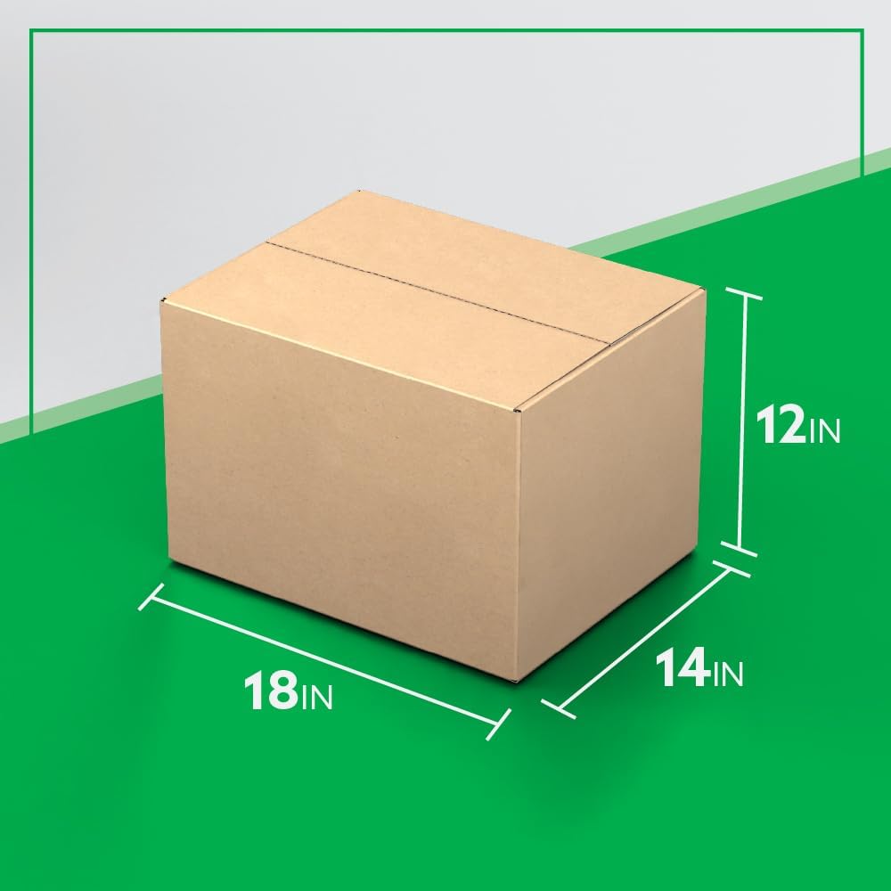 18" x 14" x 12" Shipping Boxes, Bundle of 25