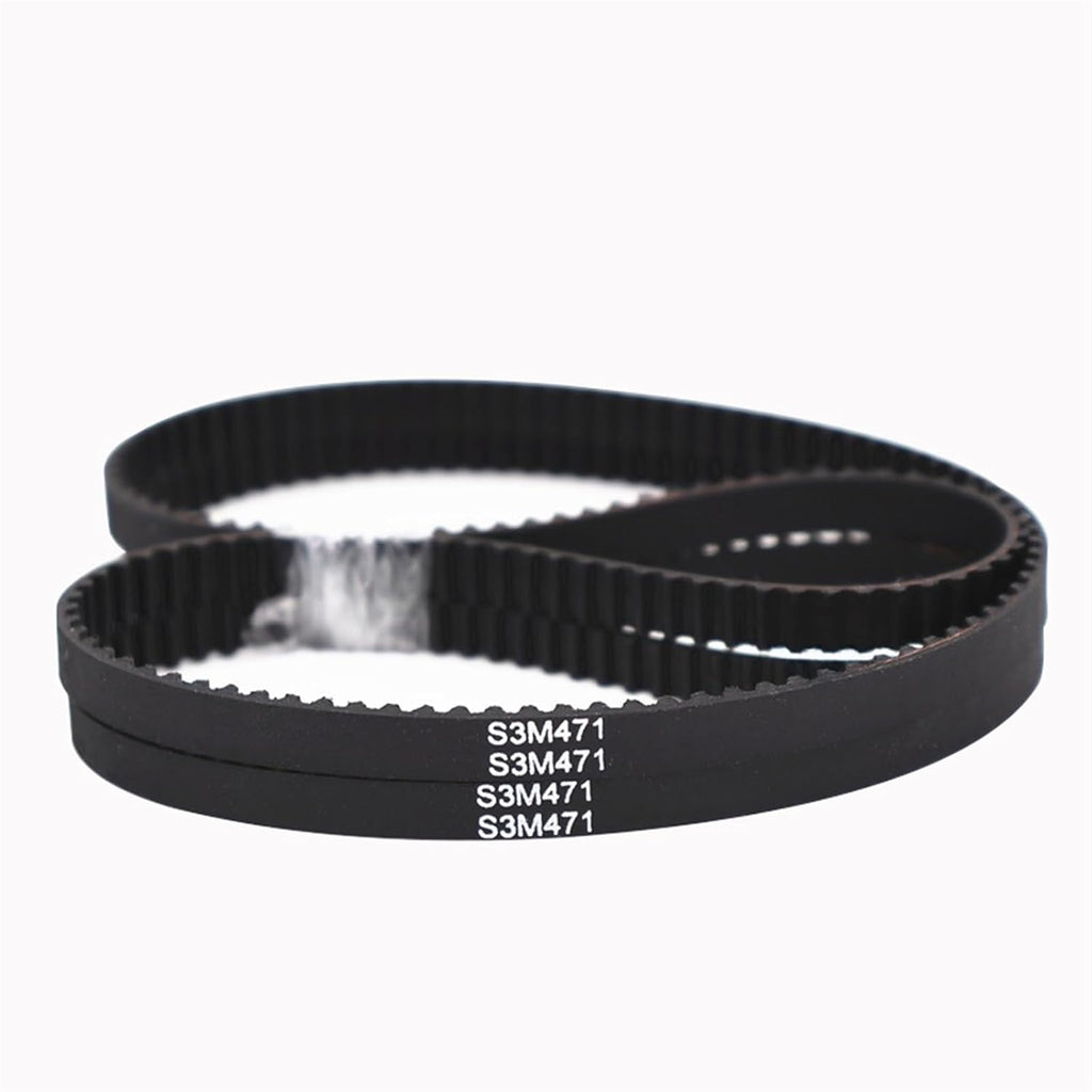 STS STD 3M S3M Timing Belts,Width 3mm,6mm,9mm,15mm,Rubber Belts,Length:351mm,357mm,360mm,363mm,366mm Drive Belt(357mm,1PC_6MM)