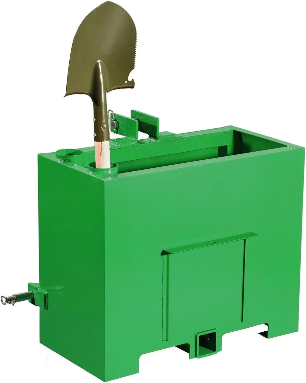 Green Ballast Box 3 Point Category 1 Tractor Quick Tach Hitch Counterweight | Category 1, Quick Tach Hitch, 3 Point
