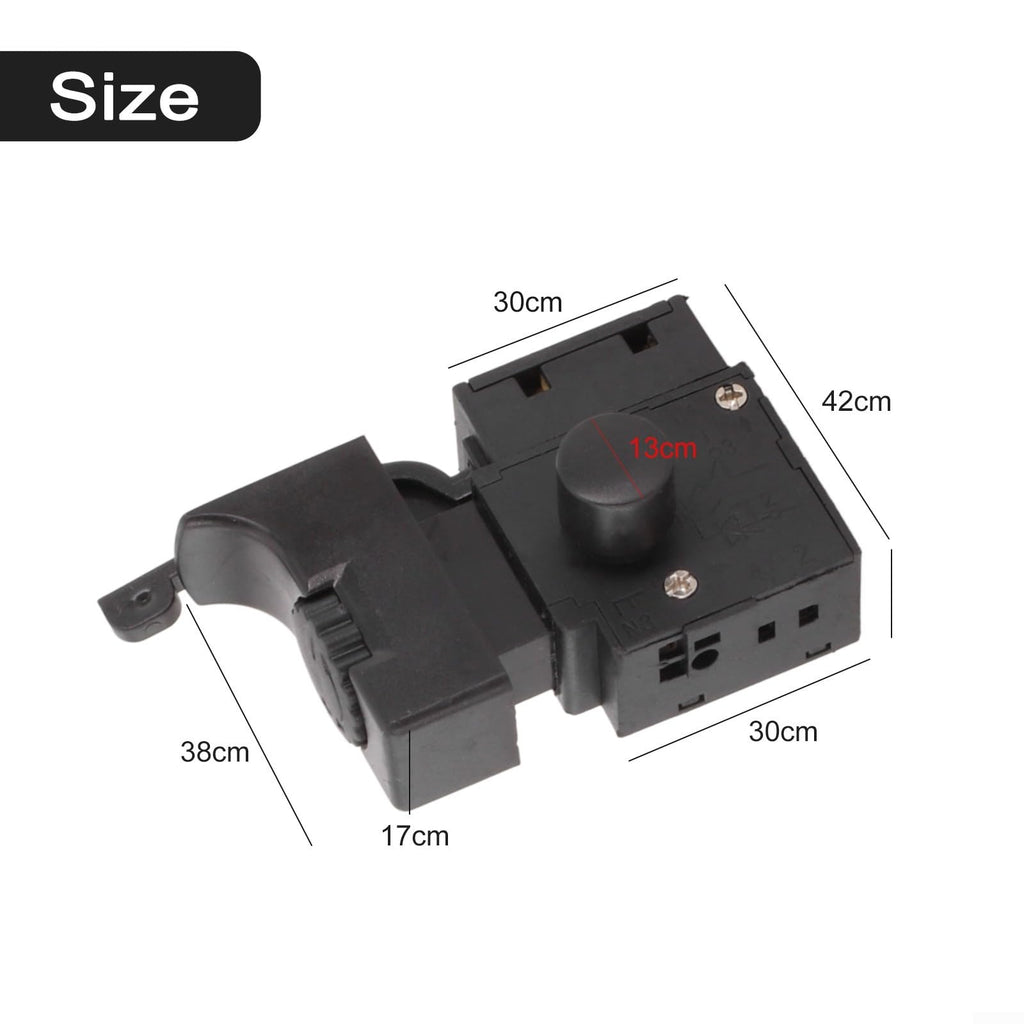 Lock-On Trigger Switch for Electric Drill Power Tool(B)