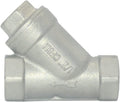 1/2" WYE Strainer Mesh Filter Valve,800WOG Y-Spring NPT Female Check Valve,Stainless Steel SS316 CF8M