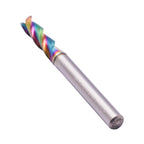 5Pcs 3/16" 3 Flute Solid Carbide Square End Mills for Aluminum, DLC Coated