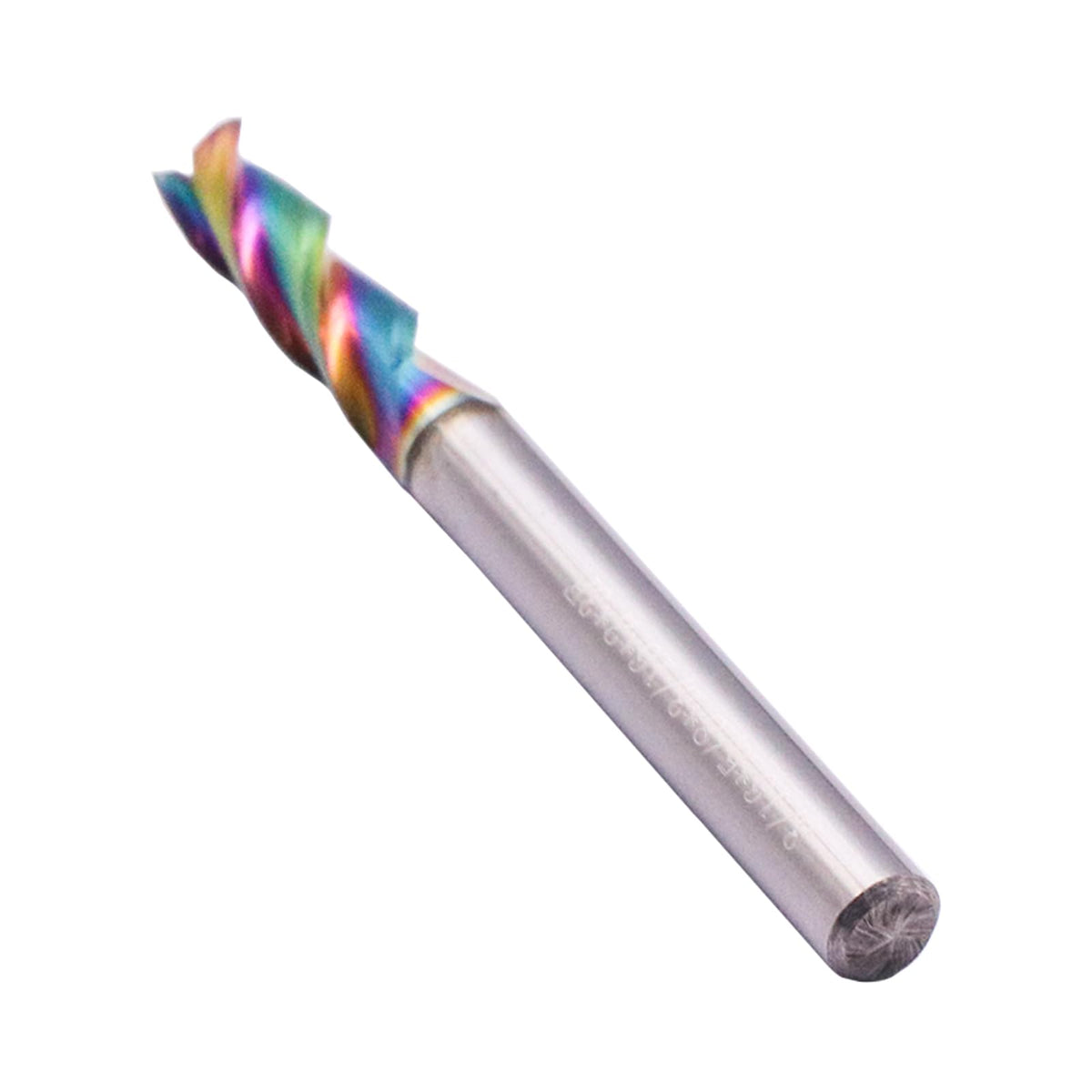 5Pcs 3/16" 3 Flute Solid Carbide Square End Mills for Aluminum, DLC Coated