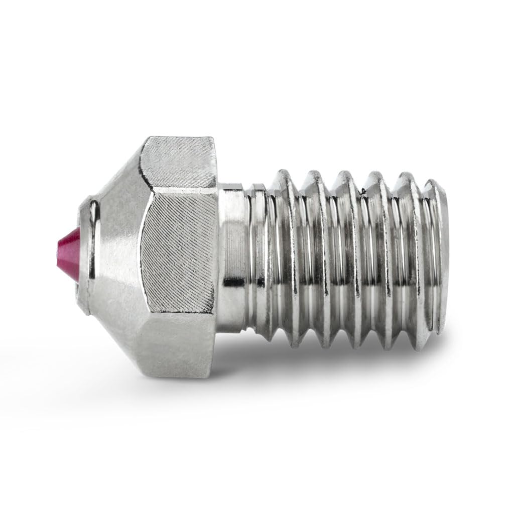 Ruby Nozzle 0.4mm for E3D V6 Hotend, Prusa i3 MK3S / MINI, Anycubic i3 Mega/Kobra/Kobra Neo 3D Printer and More