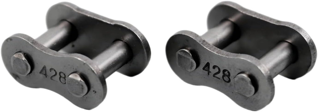 Sliding Gate Chain Connecting Links, #41 & #428 Roller Chain Connector for Chain-Driven Sliding Gate Openers, Replacement & Extension (#428)