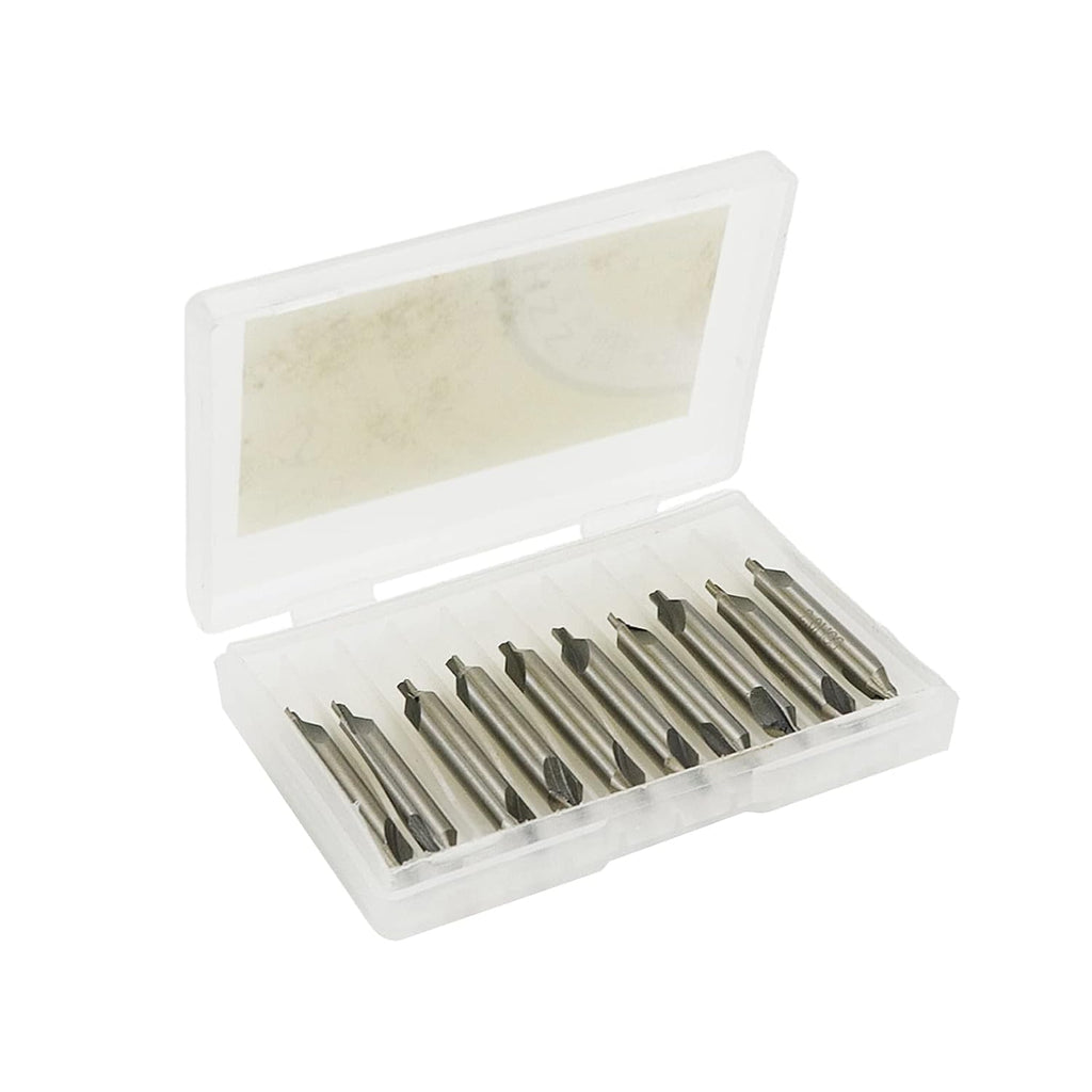 Center Bits Drill 2mm Tip Diameter HSS Center Spotting Drill Bit Countersink Tools for Lathe Metalworking -10pcs