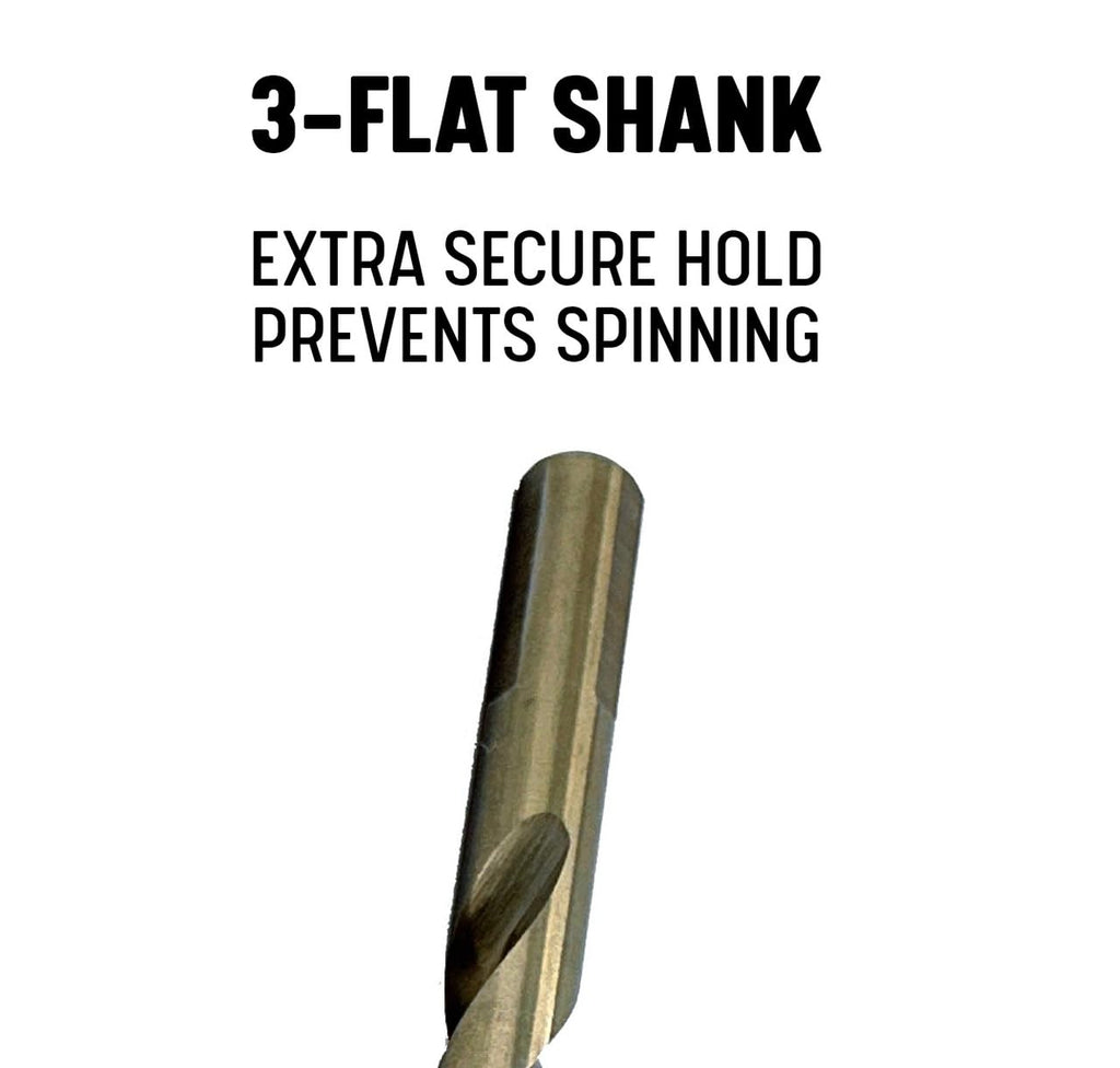 Drill America 3/16" Cobalt Stepped Point Drill Bit, GSC Series