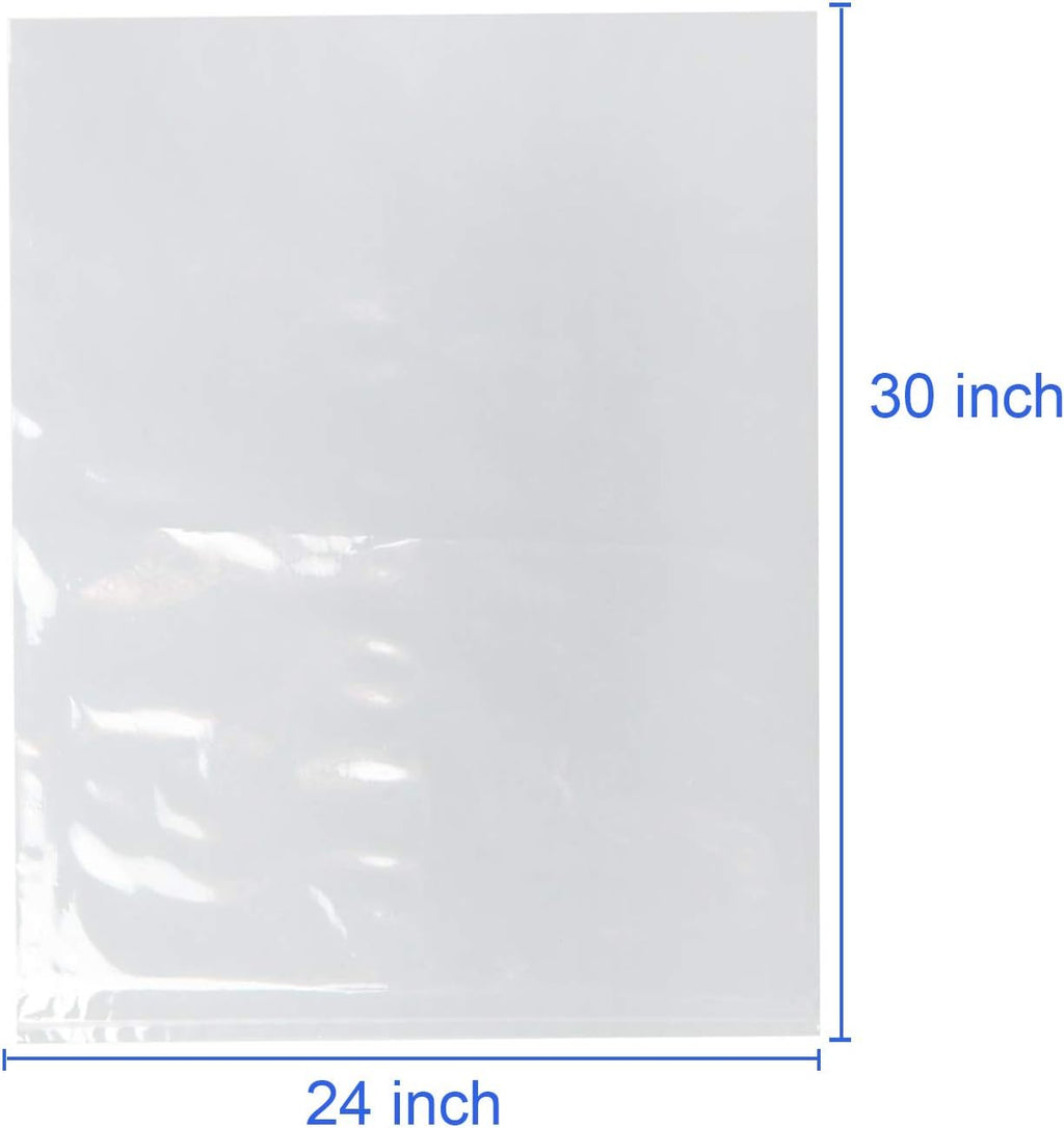 Shrink Wrap Bags for Gift Baskets, 24x30 Inch, 20 Pcs