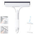 3 in 1 Window Cleaning Scraper, Cleaner Window Squeegee with Sprayer, Squeegee and Scrubber Spray Bottle Window
