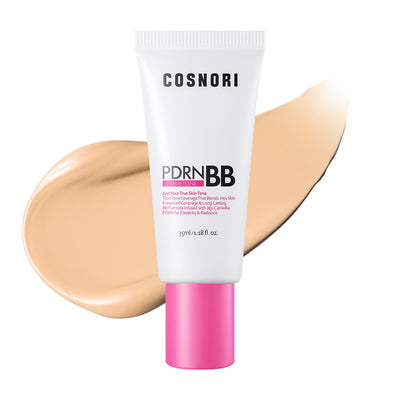 PDRN True Tone BB Cream 23 True Medium - Medium Beige with Neutral Warm Undertones, No Gray Cast, Soothing Formula