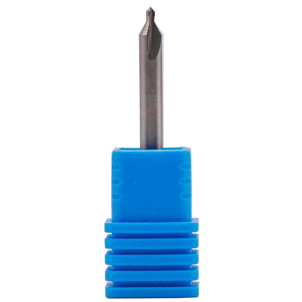 5Pcs #1 60 Degree Solid Carbide Center Drills - 3/64" Pilot - 1/8" Shank
