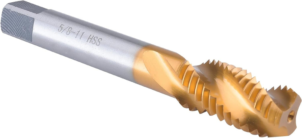 Burkit 5/8"-11 UNC Titanium Coated Spiral Flute Tap