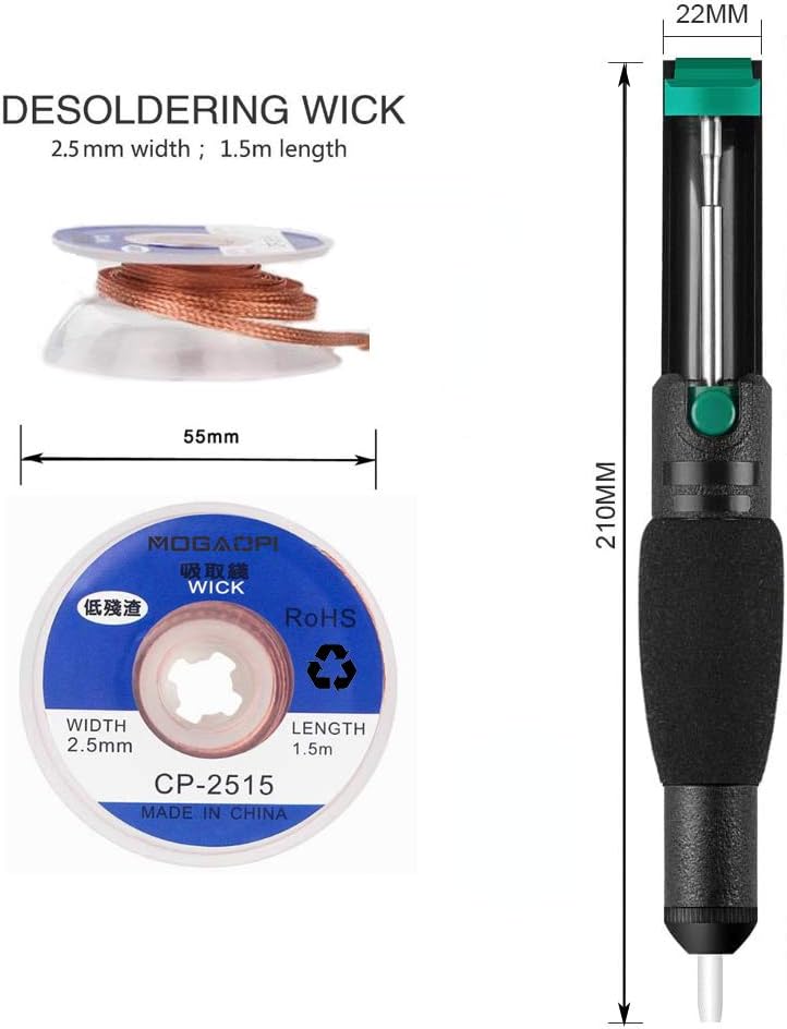 Solder Wick and Desoldering Pump