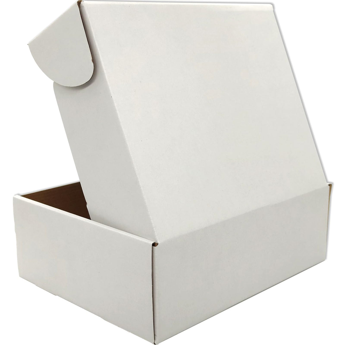 12x9x4 Shipping Boxes White Mailer Corrugated Cardboard Box Set of 20