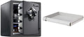 Fireproof and Waterproof Steel Home Safe with Shelf Insert (SFW123DSB + 912)