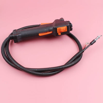 JUZELY Throttle Trigger Cable for GX35 GX 35 Fit 26mm Tube Strimmer Trimmer Brush Cutter Small Engine Motor Part