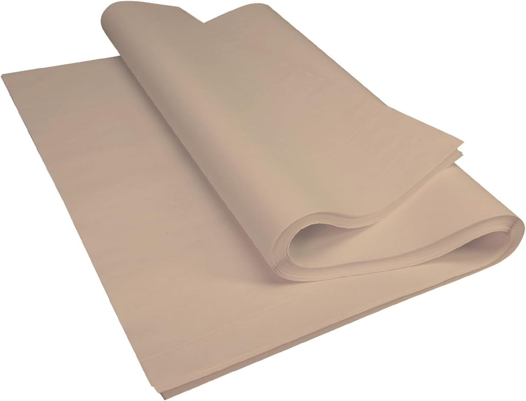 20x30 Tan SatinWrap Tissue Paper Quire, 480 Sheets — Made in USA