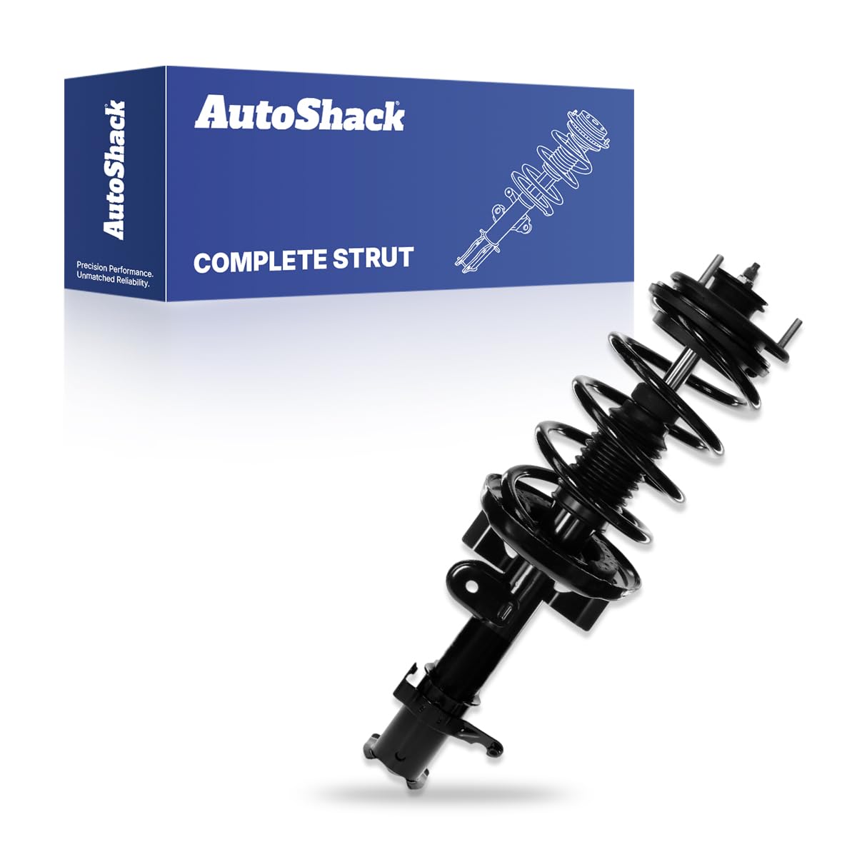AutoShack Front Complete Strut Assembly with Coil Spring, 1pc