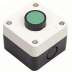 Push Button Switch Box, ABS Weatherproof Momentary Push Button Switch Station Box, One Push Button Control Switch for Gate Opener, 1Pcs