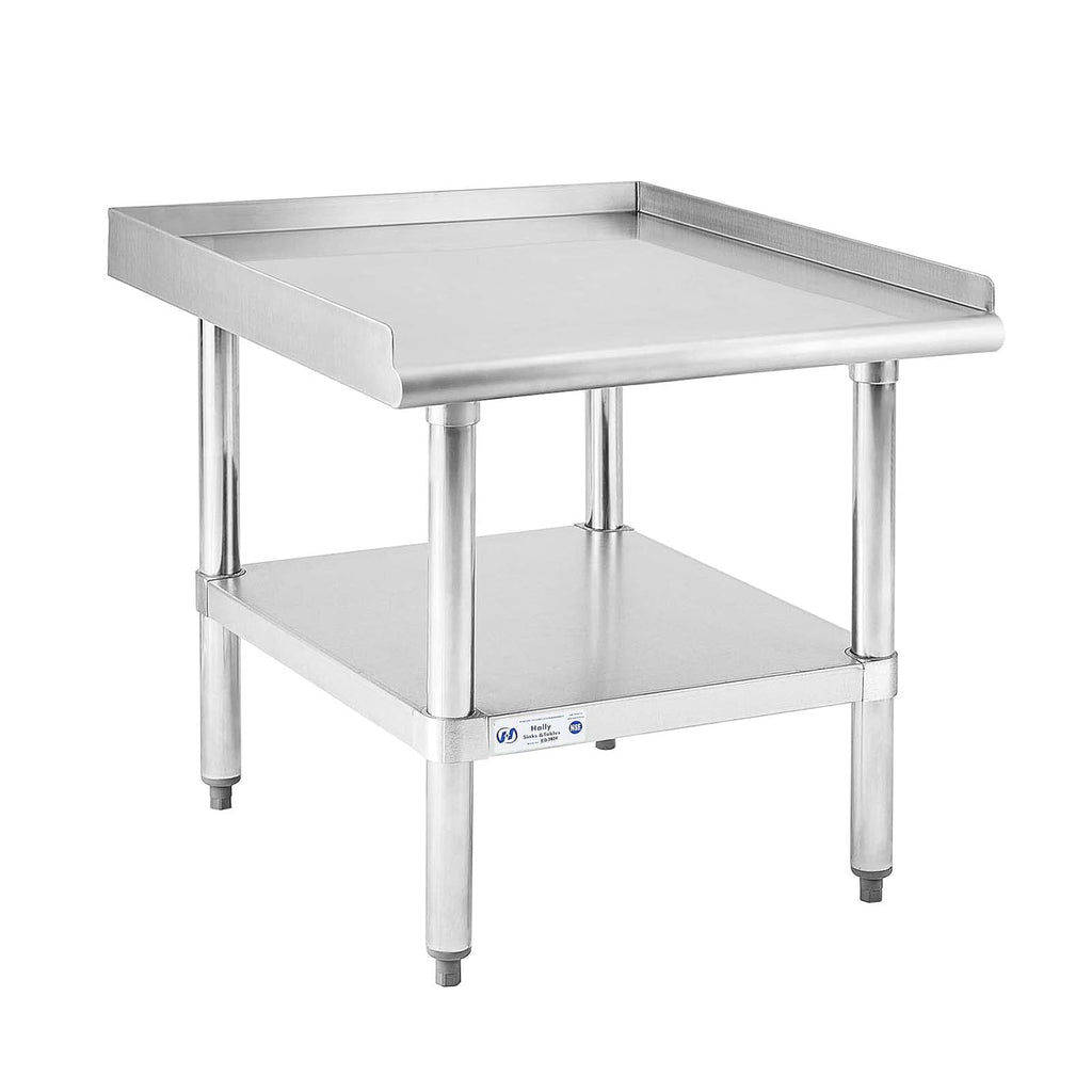 Hally Stainless Steel Equipment Stand 28"x24" Commercial Prep & Work Table