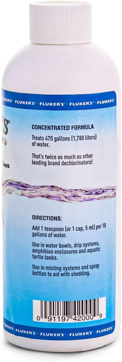 Aloe Dechlorinator Reptile Water Cleaner, 8 oz