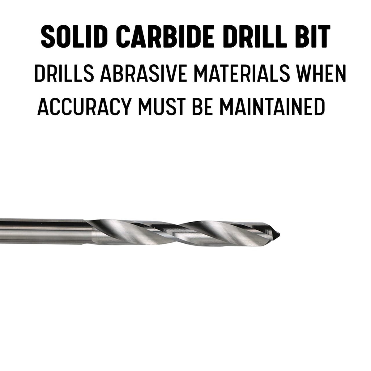 Drill America DMOD1/8 1/8" Solid Carbide Drill Bit, DMOD Series
